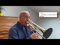 Joseph Alessi Trombone - Bell Barrier Playing Demo and Wind Instrument Barrier Comparison