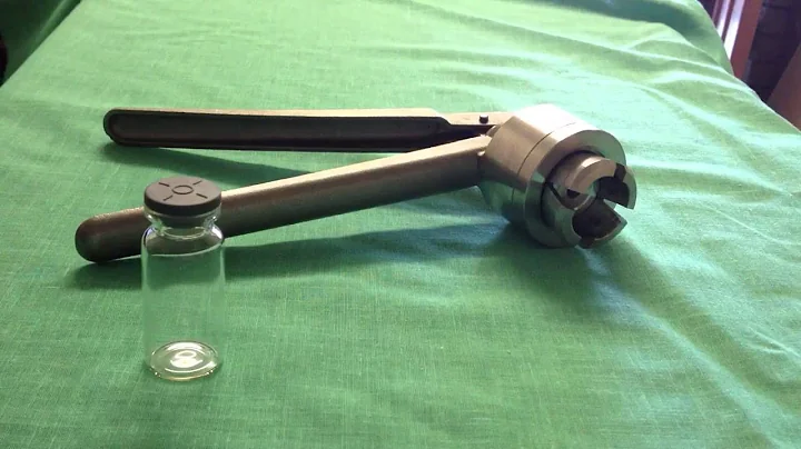 How you use a vial crimper