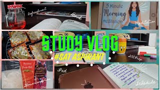 🌸A day in the life of an SAT Aspirant!🌸 | Productive Study Vlog | Khushi Arora✨