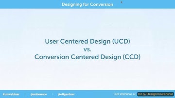 What Is Conversion Centered Design?