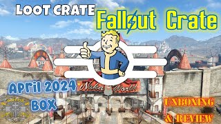 Loot Crate FALLOUT Mystery Crate  - April (Another Late Box) 2024