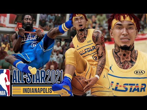 NBA 2K21 PS5 MyNBA - 2021 NBA ALL-STAR GAME!! Damian Lillard HALF-COURT SHOTS! [Ep.10]