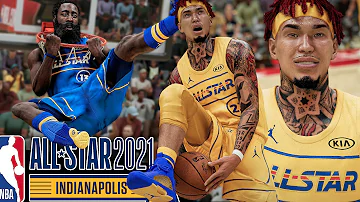 NBA 2K21 PS5 MyNBA - 2021 NBA ALL-STAR GAME!! Damian Lillard HALF-COURT SHOTS! [Ep.10]