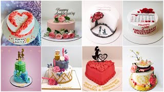 Most Beautiful Anniversary Cake Design 2024/Anniversary Cake/Wedding Anniversary Cake Design#cake