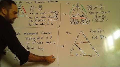 5.4.2 & 5.6.3 Triangle proportionality