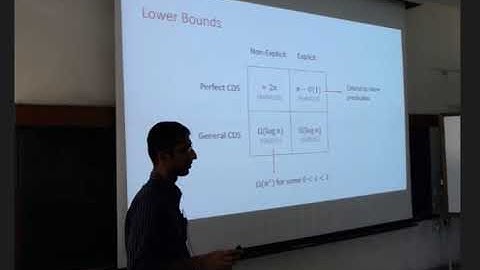 Conditional Disclosure of Secrets: Lower Bounds and Perspectives by Dr. Prashant Vasudevan
