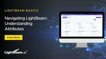Navigating LightBeam: Understanding Attributes (Data Elements)