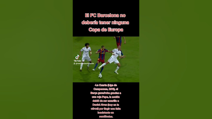 LA CUARTA CHAMPIONS ROBADA DEL FC BARCELONA