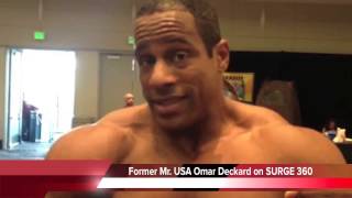 Former Mr. Usa Omar Deckard Uses The Surge 360 At The Oc Fit Expo