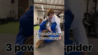 3 powerful spider lasso attacks #bjj #bjjlife #jiujitsu #jiujitsulifestyle