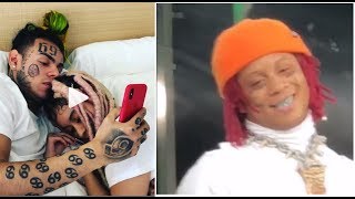 6ix9ine Gets Trippie Redd Ex-GF in Bed. She says She Gave Trippie Redd CLOUT & that 69 a REAL N**GA