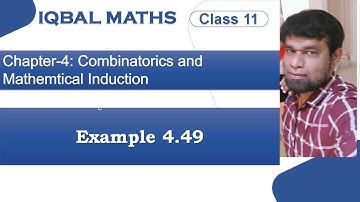 Tamil Nadu Class 11 Maths Example 4.49 Chapter 4 Combinatorics and Mathematical Induction