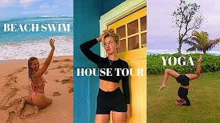a day in my life living in HAWAII VLOG (house tour, yoga, beach &amp; more)