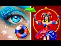 The Amazing Digital Circus! Экстремальное преображение из Эльзы в Помни!