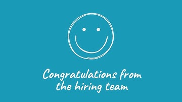Congrats from Hiring Team Video Template (Editable)