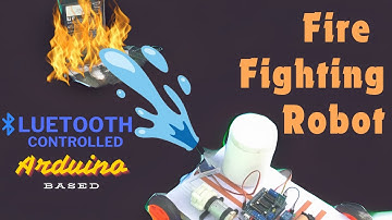 Bluetooth Controlled Fire Fighting Robot RC Car based on Arduino | Ut Go