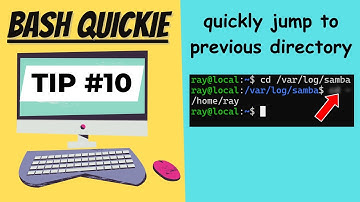 Quickly Jump To Previous Directory