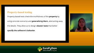 Property-based testing the Python way - presented by Emma Saroyan