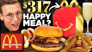 $317 Wagyu McDonald's Happy Meal Taste Test | FANCY FAST FOOD