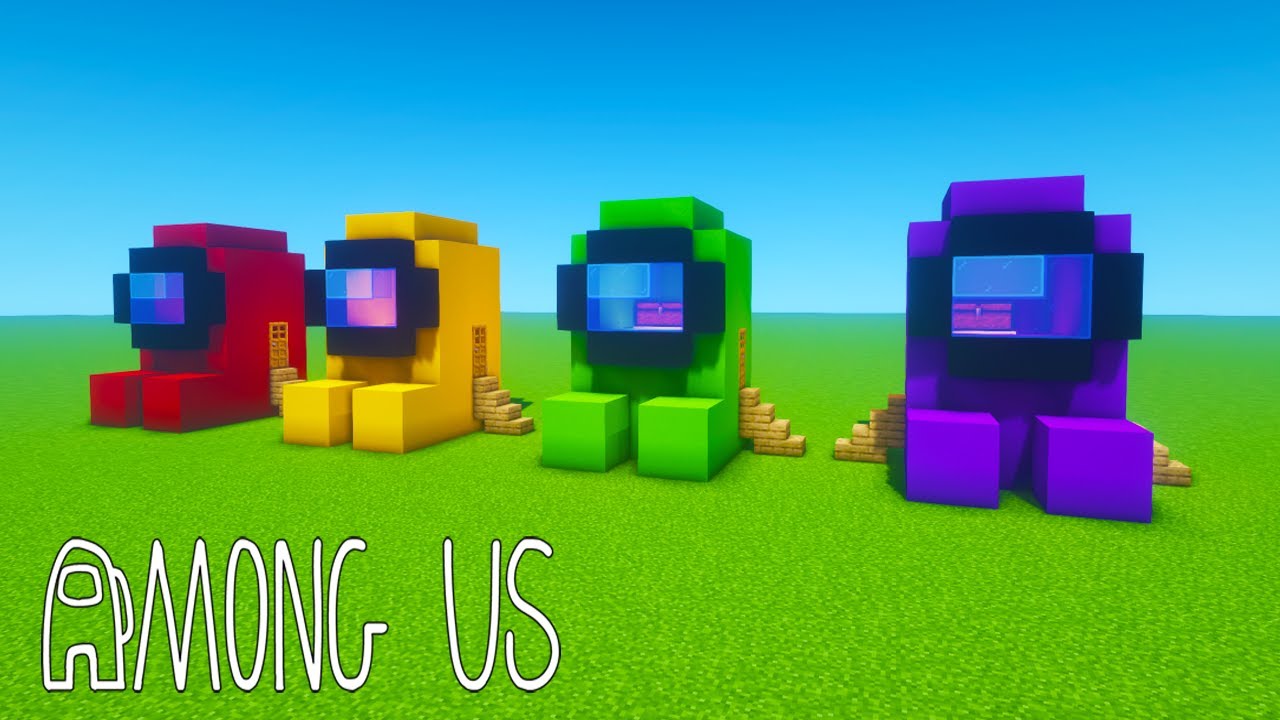 Minecraft How To Make Among Us Crew House 2 YouTube