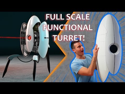 Designing & Building A FULL Scale Working Portal Turret! #01