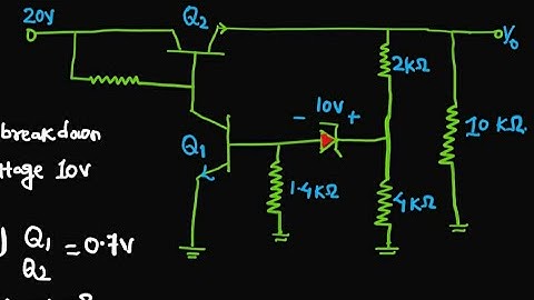 Numerical segment 1.0 (Analog electronics- Zener voltage regulator)