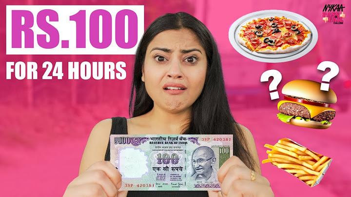 Living on Rs 100 for a day Ft. @inishutiwari  | Budget Checklist✅ | Pass👍 or Fail👎 | Nykaa