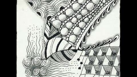 Zentangle® Ensemble: Tile 4