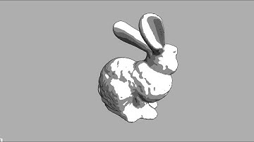 OpenGL Cel Shading (Smooth)  .PLY player (Bunny)