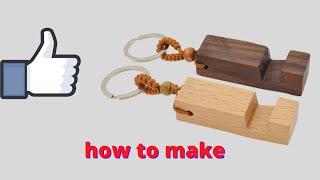 how to make Wood Phone Seat Key Buckle Holder Key : DIY woodworking