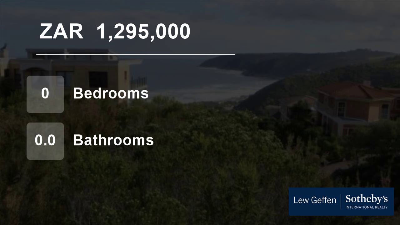 Vacant Land For Sale in Wilderness Central, Wilderness, Western Cape