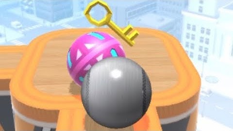 SKY ROLLING BALL 3D -All Levels (Levels 95-96)/Gameplay IOS  .