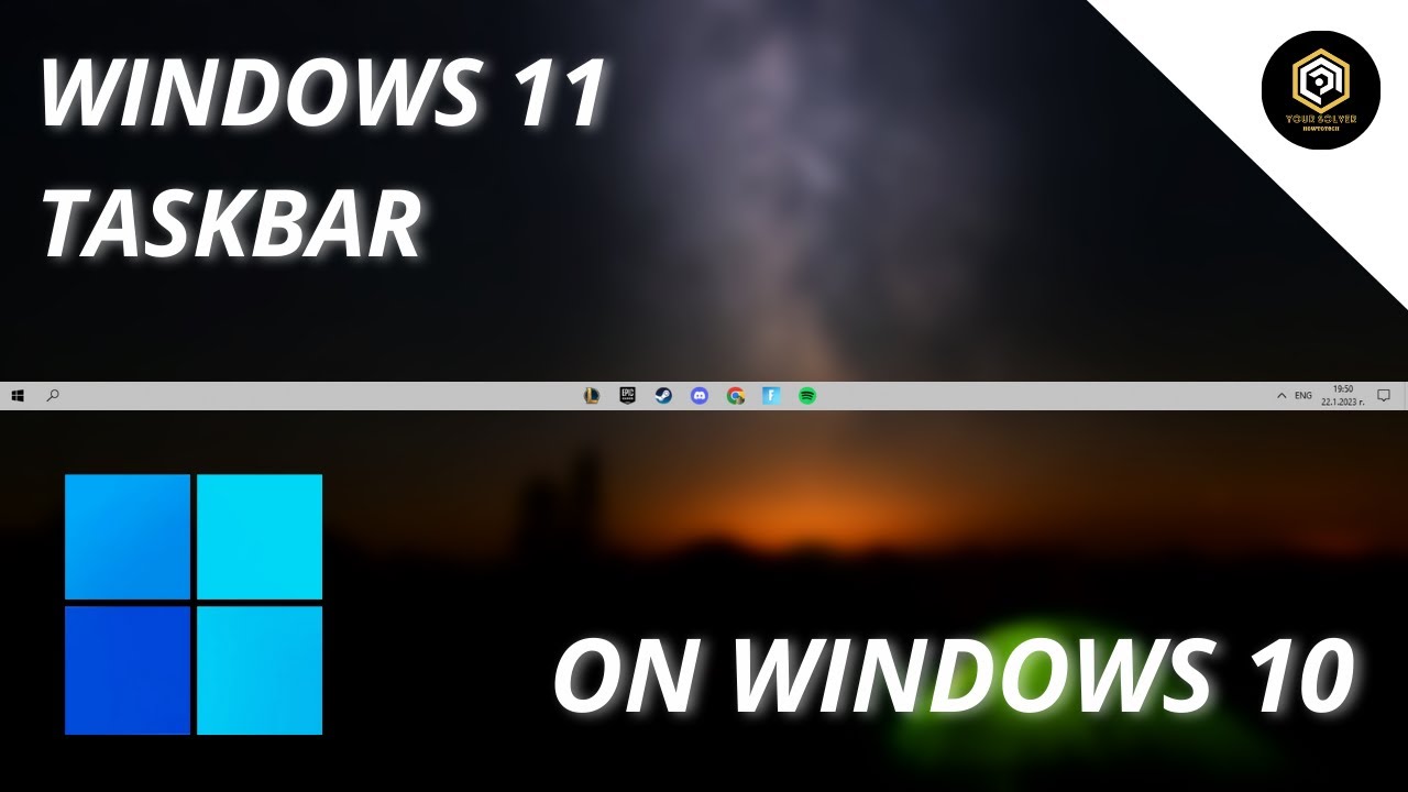 How to Centre Taskbar Icons Make Windows 10 Look Better YouTube