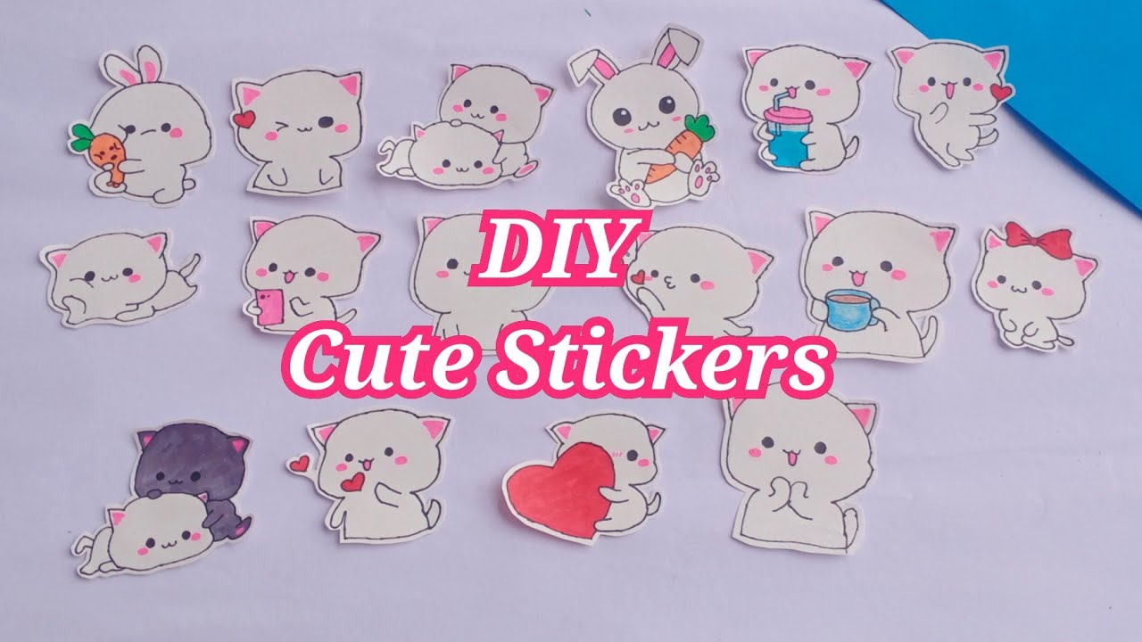 How to make sticker book / Handmade sticker book ta home / Diy