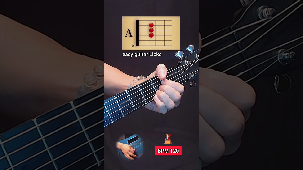 ギター お勧めイージーギターリックス #guitarlessons #guitar - YouTube