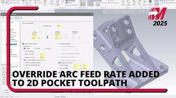 Override Arc Feedrate in Mastercam 2025