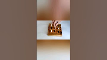 Handmade Tic-Tac-Toe board game #handmade #boardgame #gameplay #diy #woodworking #homemade #games