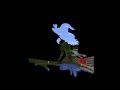 bad apple played on minecraft pumpkin overlays.