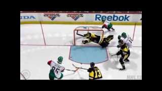 NHL 13 Goalie Diving One Timer Save