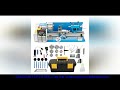 Sihao Mini Metal Lathe Machine 7&quot;x14&quot; 550W 180x350mm Variable Speed with 3 Jaw Chuck for Metalworkin