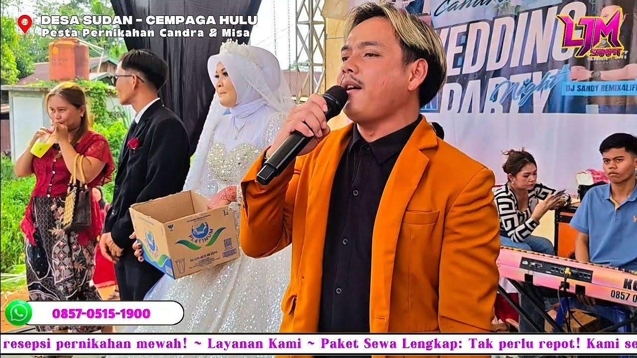 Karungut modern Tandak Timang Voc Taufik : wedding party Candra & Misa ( Desa Sudan)