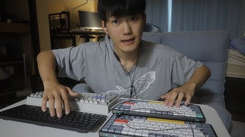 【ASMR】キーボード打ち比べ4種類！タイピング音【SUB】4 Types of Keyboard Comparison / Typing Sound