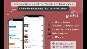 Meat Store Manager App Demo | Vendor App Demo | Merchant App Demo | Goteso