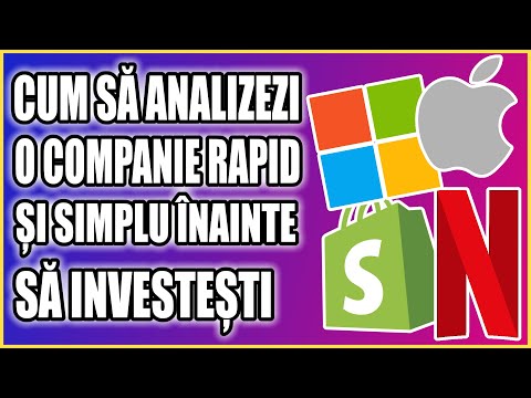 Cum Sa Analizezi O Companie Rapid Si Simplu Inainte Sa Investesti - Pentru Incepatori