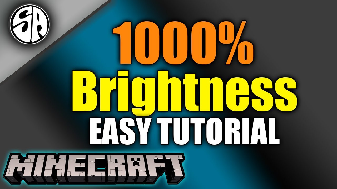 How to Change Minecraft Brightness to 1000 Java Edition