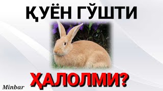 Қуён Гўшти Ҳалолми?