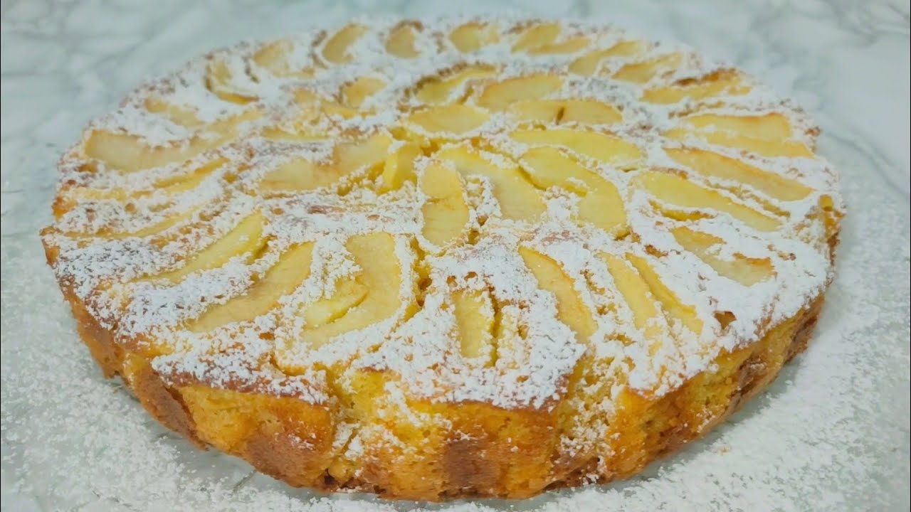 TORTA DI MELE 🍏 con Farina di Riso! Super Morbida! Ricetta Facile Pronta in 5 minuti