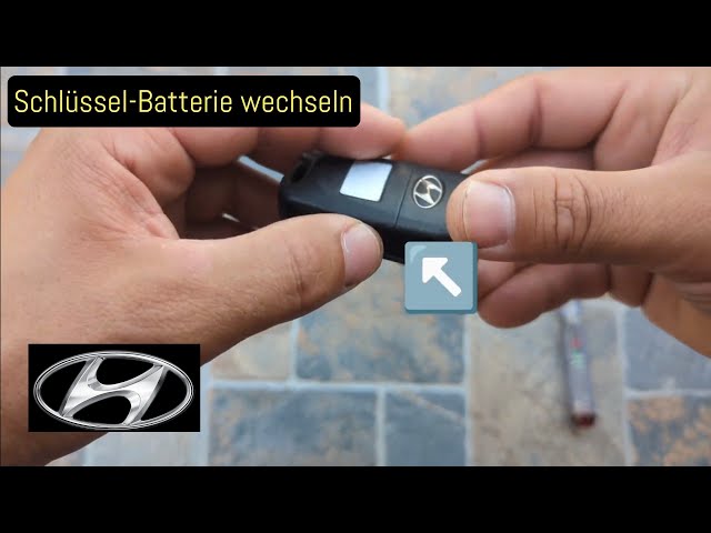 Hyundai i30 - Schlüssel Batterie wechseln