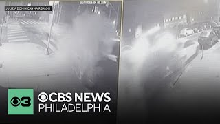 Surveillance Video Shows Moment Of Impact In Philadelphia Crash That Killed Driver And Dog
