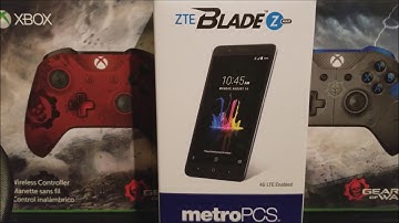 MetroPCS ZTE Blade ZMAX Unboxing